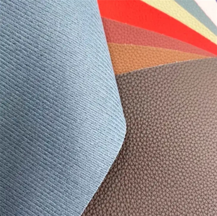 PVC Synthetic Artificial Leather For Sofa Upholstery Cover With Different Backing